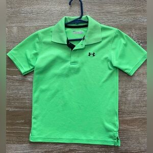 Under Armour Kids Neon Green Polo size 4T